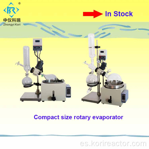 Destilador de perfume de laboratorio de evaporador rotatorio de vacío de vidrio